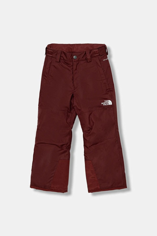 Detské lyžiarske nohavice The North Face B FREEDOM INSULATED PANT látka burgundské NF0A88TY0VO1