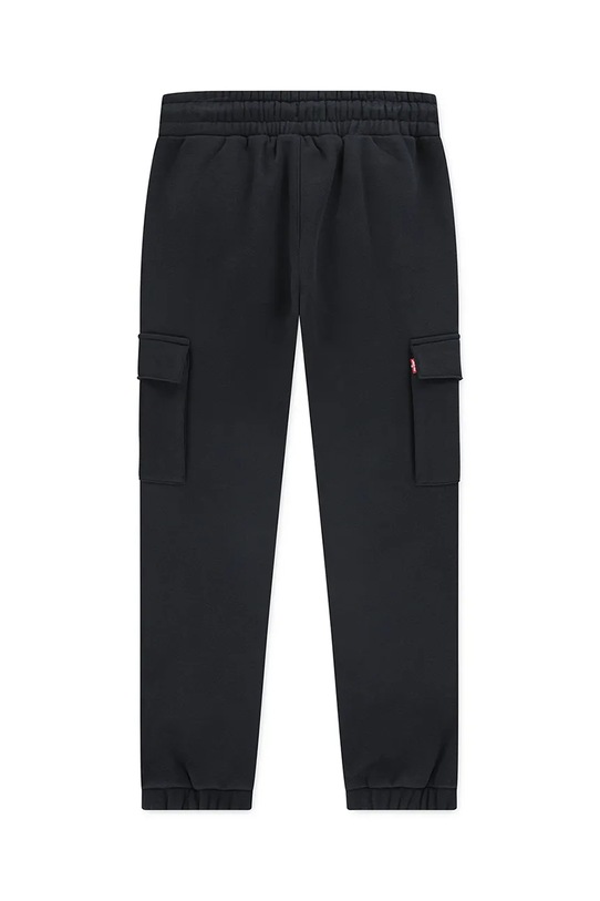 Levi's spodnie dresowe dziecięce CARGO JOGGER 8EN651 czarny AW25