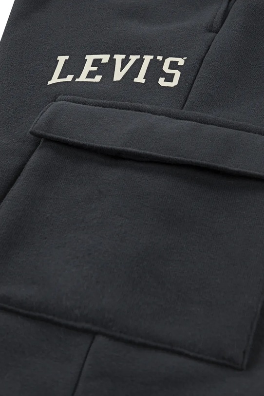 Chłopiec Levi's spodnie dresowe dziecięce CARGO JOGGER 8EN651 czarny