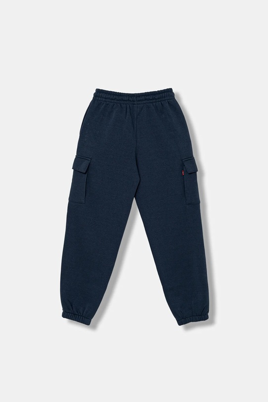 Levi's spodnie dresowe dziecięce CARGO JOGGER 9EN651 granatowy AW25