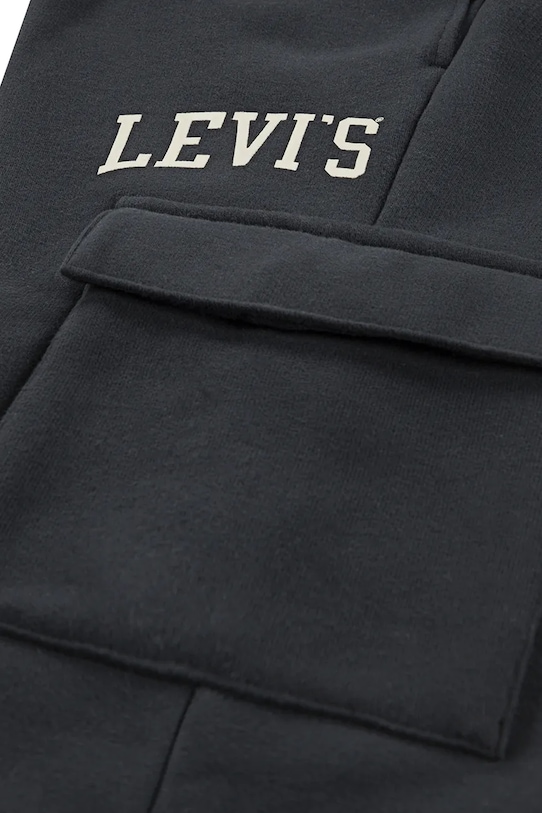 Băieți Levi's pantaloni de trening pentru copii CARGO JOGGER 9EN651 negru