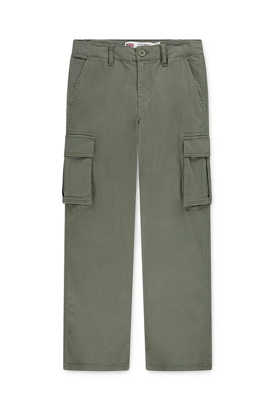 Παιδικό παντελόνι Levi's 578 BAGGY FIT CARGO PANTS με ελαστάν πράσινο 9EN809