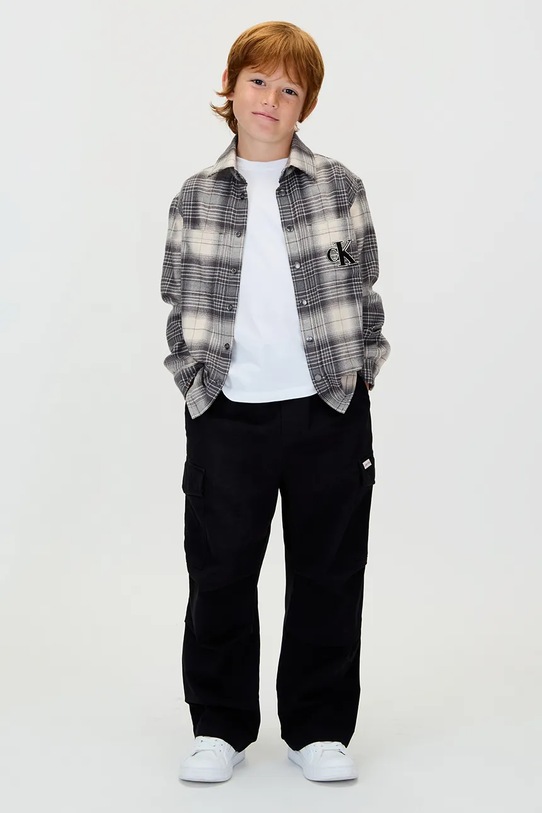Штани Calvin Klein Jeans чорний IB0IB02555.9BYA