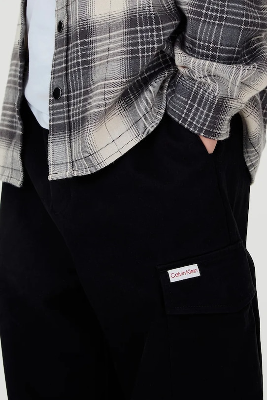 Calvin Klein Jeans pantaloni negru IB0IB02555.9BYA
