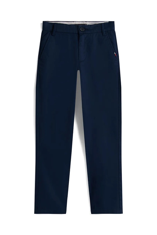 Tommy Hilfiger spodnie dziecięce z bawełną KB0KB09638.128.176.9BYA granatowy AW25