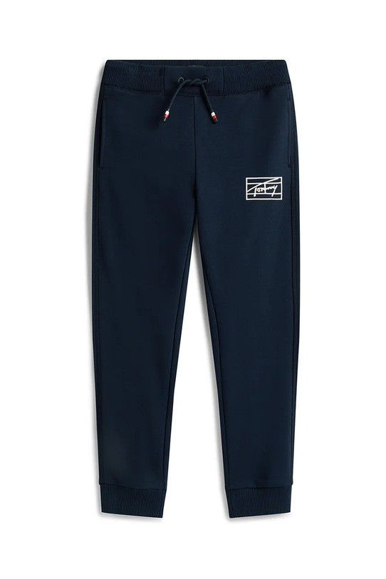 Tommy Hilfiger spodnie dresowe dziecięce KB0KB09967.9BYA granatowy AW25
