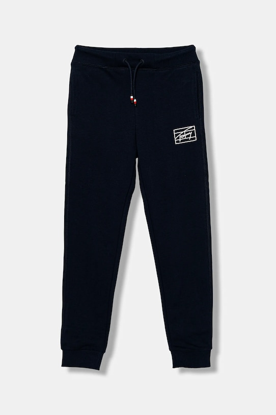 Tommy Hilfiger spodnie dresowe dziecięce KB0KB09967.9BYA granatowy AW25