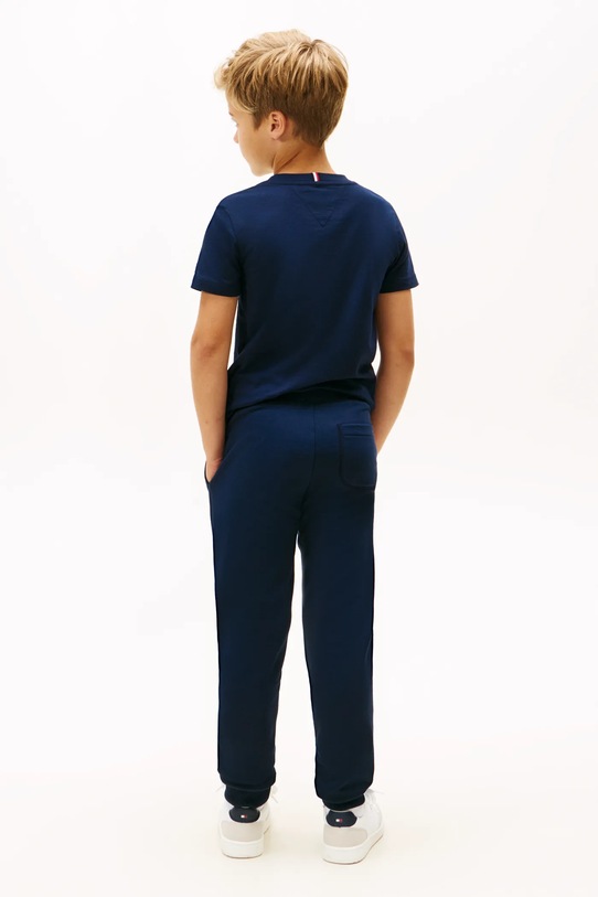 Tommy Hilfiger spodnie dresowe dziecięce granatowy KB0KB09967.9BYA