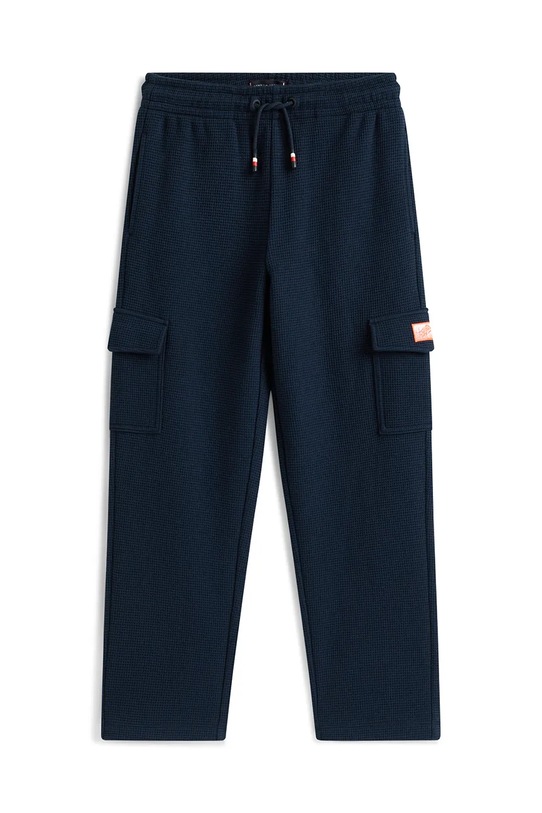 Tommy Hilfiger pantaloni de trening din bumbac pentru copii KB0KB10121.9BYA bleumarin AW25