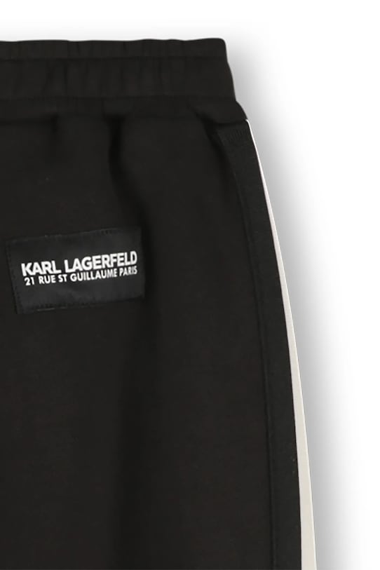 Karl Lagerfeld pantaloni de trening pentru copii negru Z30628.162.174