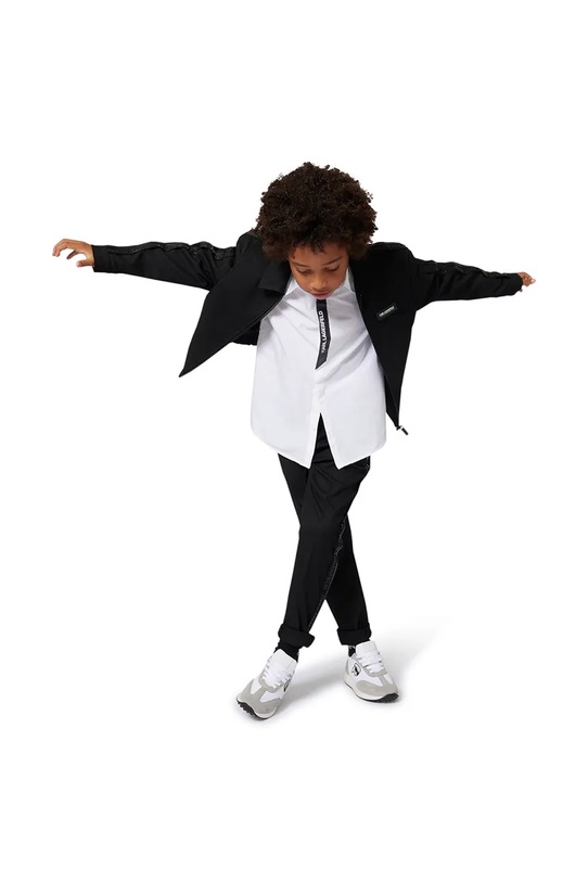 Karl Lagerfeld spodnie dziecięce Z30629.114.150 czarny