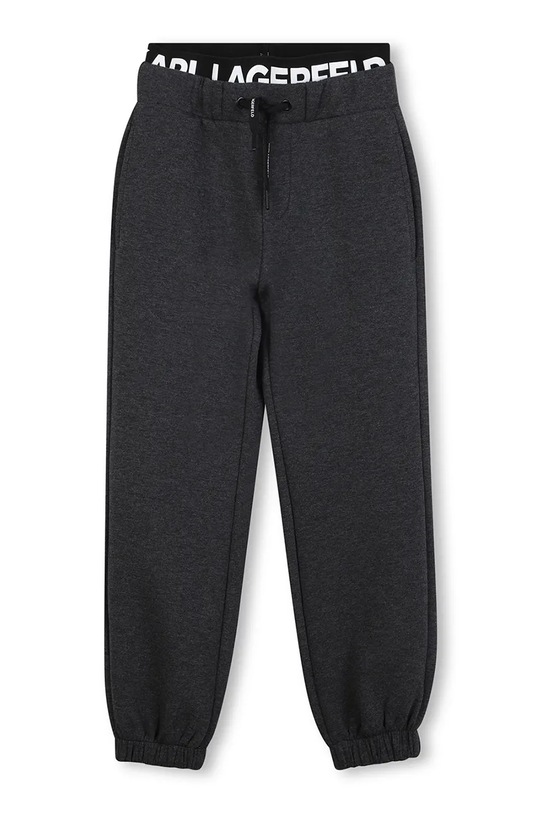 Karl Lagerfeld spodnie dresowe dziecięce Z30630.86.108 szary AW25