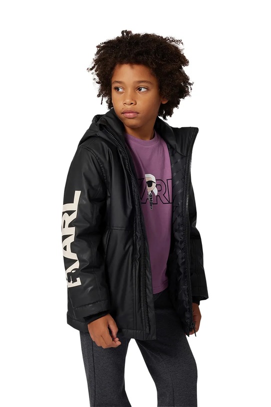 Karl Lagerfeld spodnie dresowe dziecięce Z30630.162.174 szary