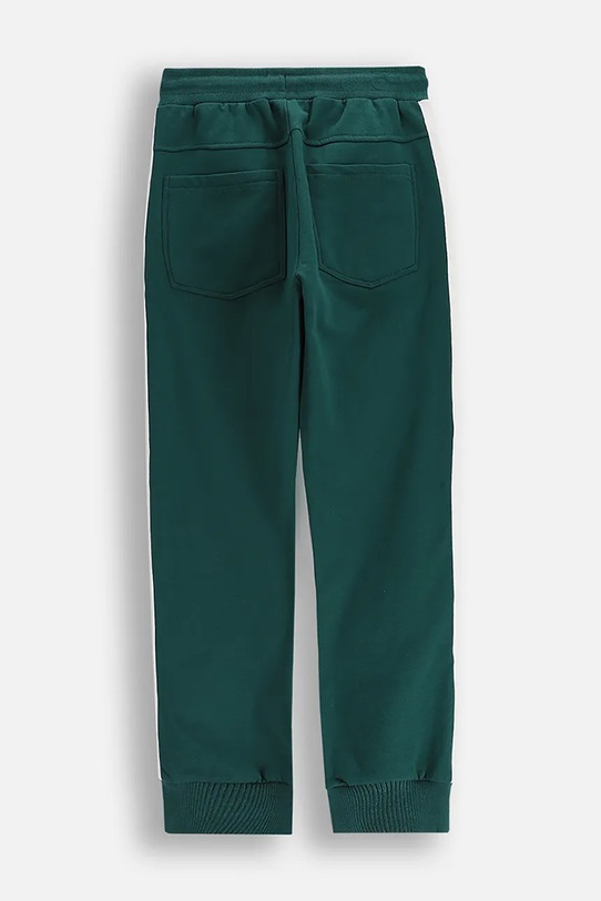 Coccodrillo spodnie dresowe dziecięce ZC5120202ABJ zielony AW25