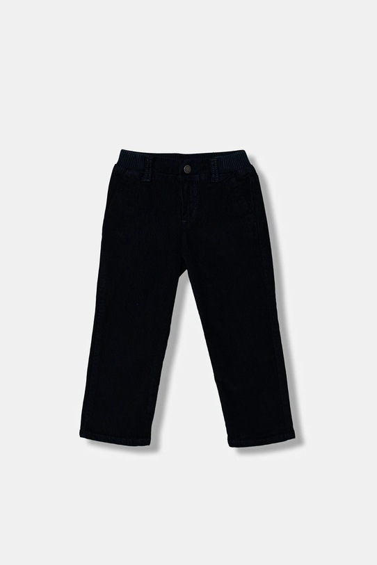 Guess spodnie sztruksowe dziecięce tkanina granatowy N5BB00.WI250.9BYA