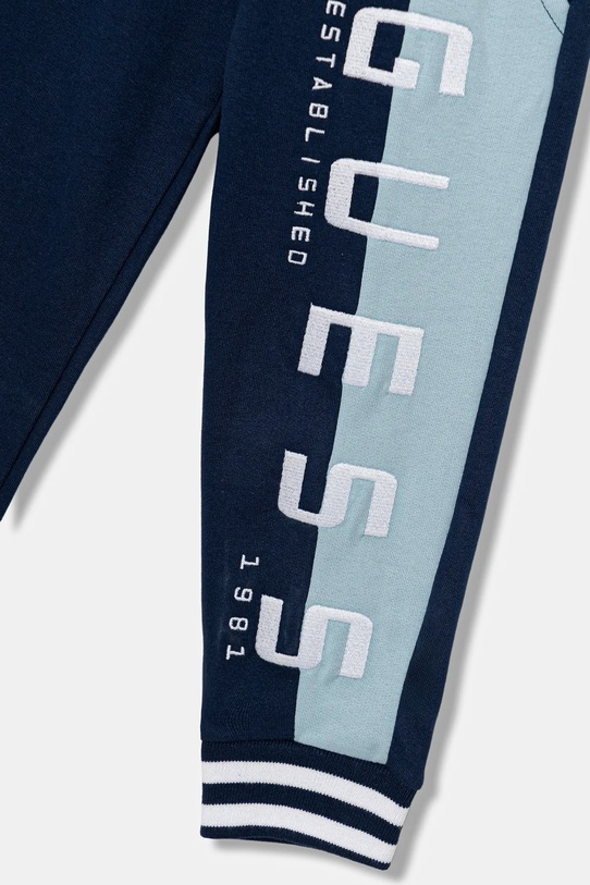 Αγορίστικα Παιδικό βαμβακερό παντελόνι Guess N5BQ13.KAX74.9BYA σκούρο μπλε