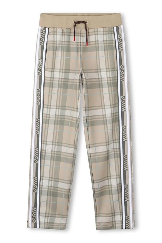 HUGO spodnie dresowe dziecięce G00463.162.174 beżowy AW25