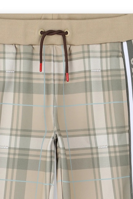 HUGO spodnie dresowe dziecięce beżowy G00463.162.174