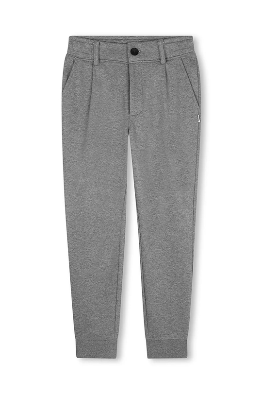 BOSS spodnie dresowe dziecięce J52292.114.150 szary AW25
