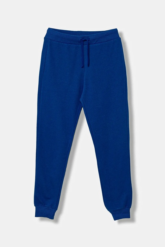 United Colors of Benetton spodnie dresowe bawełniane dziecięce bawełna niebieski 3J68CF01P.G.Reprop.9BYA