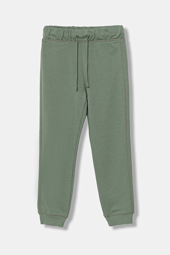 United Colors of Benetton spodnie dresowe bawełniane dziecięce bawełna zielony 3J68CF058.G.Reprop.9BYA