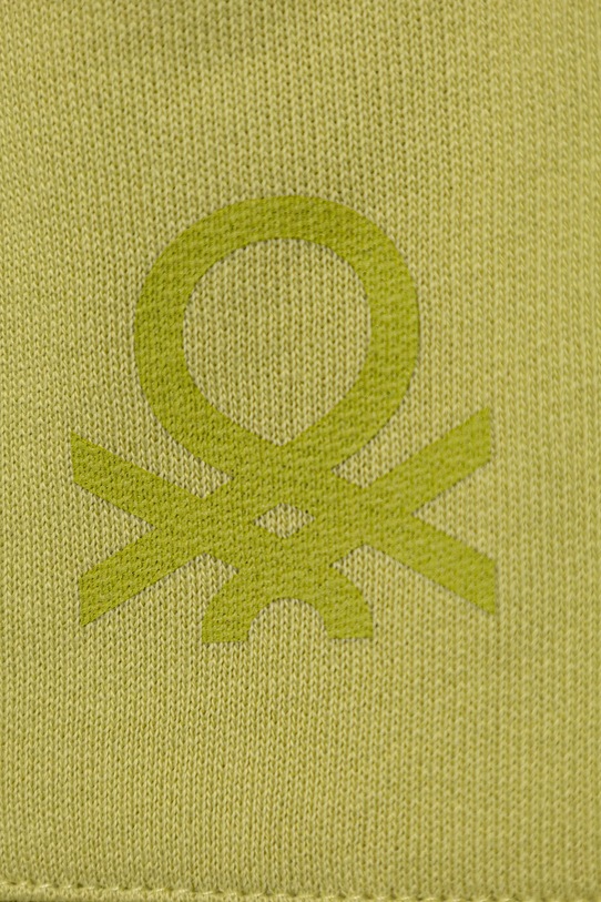 Chłopiec United Colors of Benetton spodnie dresowe bawełniane dziecięce 3J70GF010.P.Season.9BYA zielony