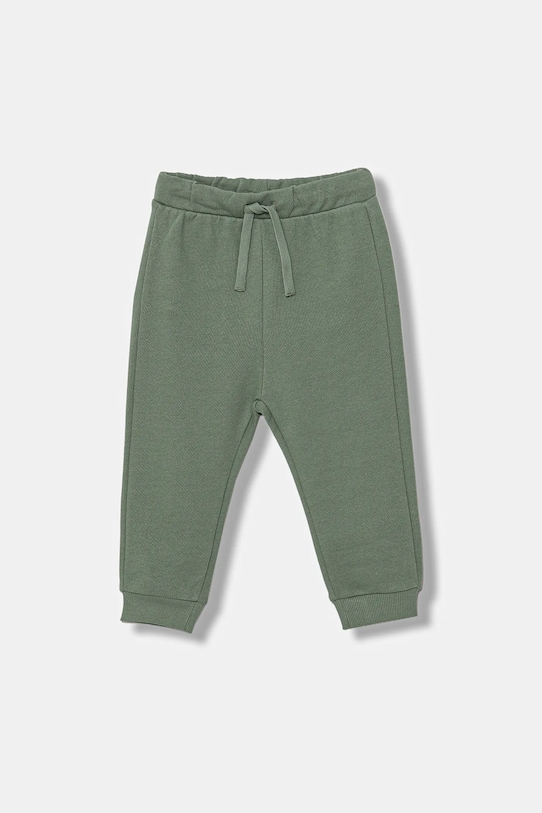 Dětské bavlněné tepláky United Colors of Benetton pletenina zelená 3J70GF010.P.Season.9BYA