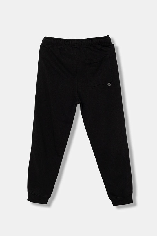 United Colors of Benetton pantaloni de trening din bumbac pentru copii 3NBMCF06N.G.seasonal negru AW25