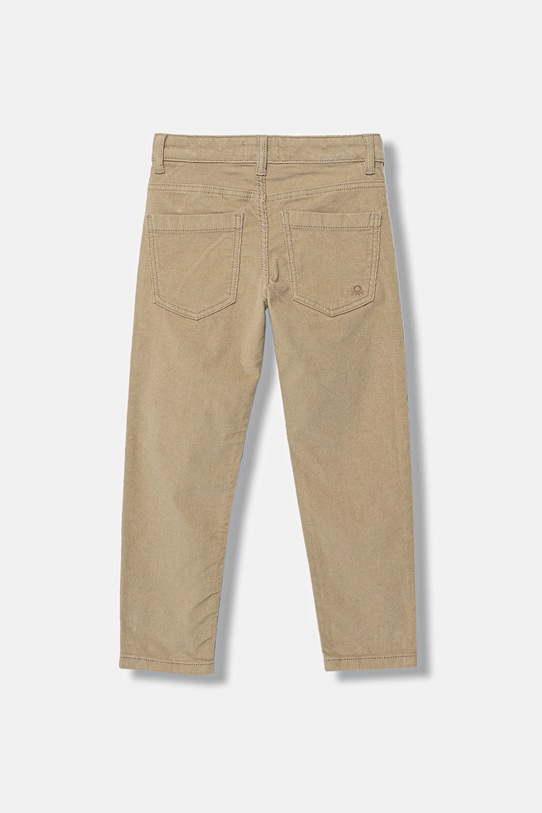 United Colors of Benetton spodnie sztruksowe dziecięce 4AD5CE04E.G.seasonal beżowy AW25
