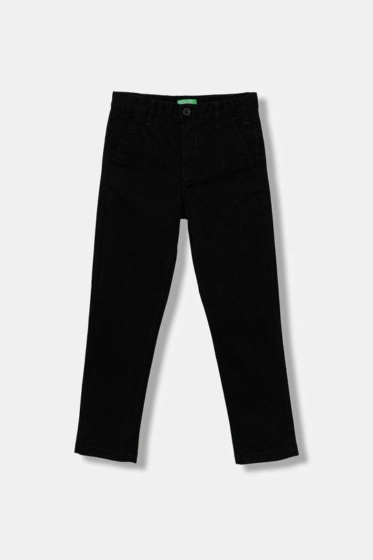 Detské nohavice United Colors of Benetton s elastanom čierna 4HM6CF04X.G.seasonal