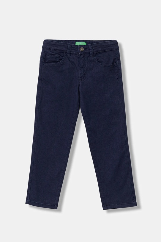 United Colors of Benetton spodnie dziecięce z elastanem granatowy 4RHPCE04D.G.seasonal