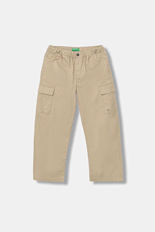 Дитячі штани United Colors of Benetton з еластаном бежевий 4XZXCF04I.G.seasonal