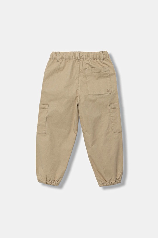 United Colors of Benetton spodnie dziecięce 4XZXGF01R.P.seasonal beżowy AW25