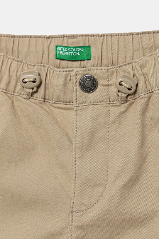 Chłopiec United Colors of Benetton spodnie dziecięce 4XZXGF01R.P.seasonal beżowy