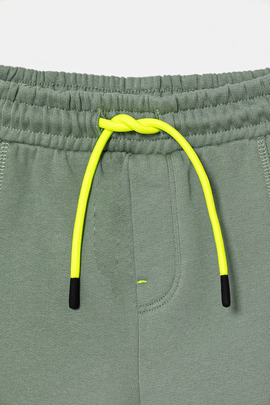Băieți United Colors of Benetton pantaloni de trening din bumbac pentru copii 33NVGF052.P.seasonal verde