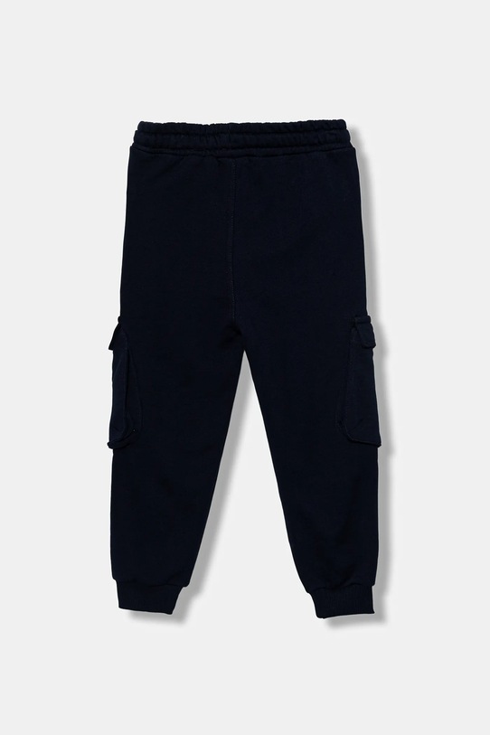 United Colors of Benetton spodnie dresowe bawełniane dziecięce 3J68CF06I.G.seasonal granatowy AW25