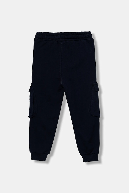 Παιδικό βαμβακερό παντελόνι United Colors of Benetton 3J68CF06I.G.seasonal σκούρο μπλε AW25