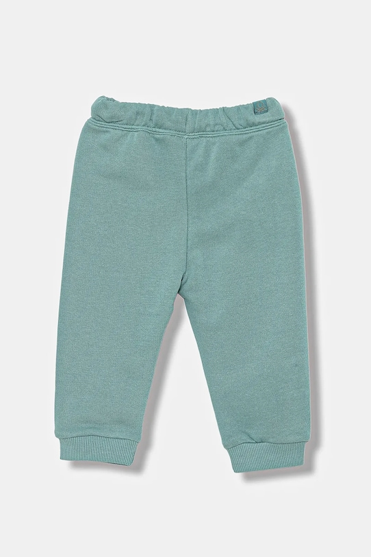 United Colors of Benetton pantaloni de trening din bumbac pentru copii 3J68GF027.P.Season.9BYA turcoaz AW25