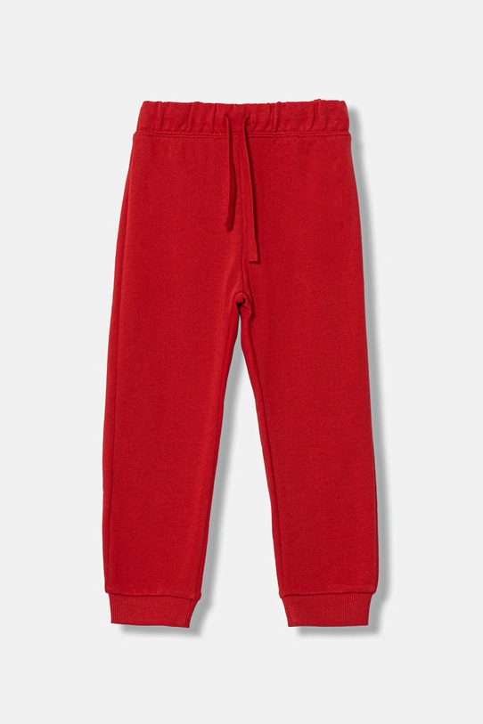 United Colors of Benetton spodnie dresowe bawełniane dziecięce bawełna czerwony 3J68GF027.P.Season.9BYA
