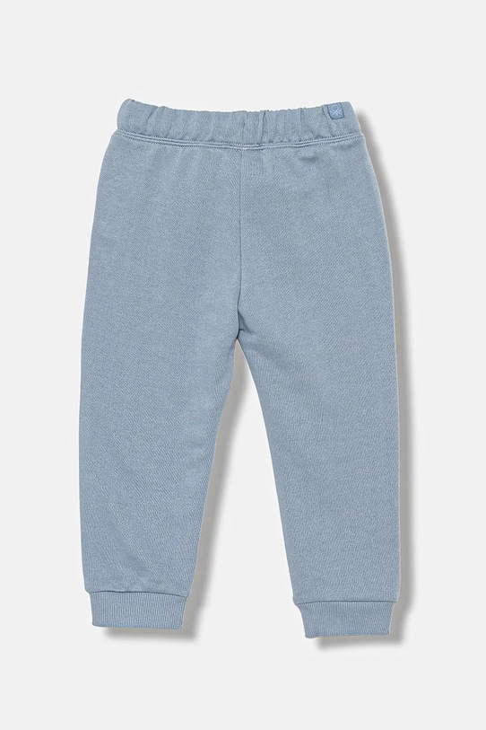 United Colors of Benetton spodnie dresowe bawełniane dziecięce 3J68GF027.P.Season.9BYA niebieski AW25