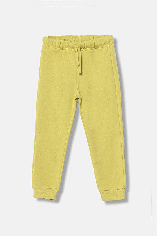 United Colors of Benetton spodnie dresowe bawełniane dziecięce bawełna zielony 3J68GF027.P.Season.9BYA