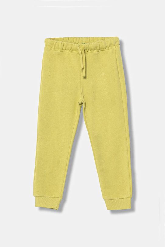 United Colors of Benetton pantaloni tuta in cotone bambino/a maglia verde 3J68GF027.P.Season.9BYA