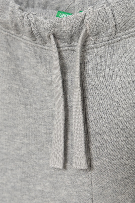 Băieți United Colors of Benetton pantaloni de trening din bumbac pentru copii 3J68GF027.P.Reprop.9BYA gri
