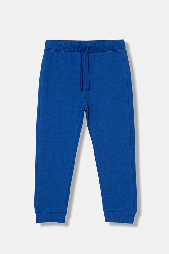 United Colors of Benetton spodnie dresowe bawełniane dziecięce bawełna niebieski 3J68GF027.P.Reprop.9BYA
