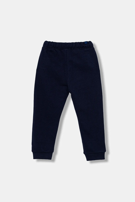 United Colors of Benetton spodnie dresowe bawełniane dziecięce 3J68GF027.P.Reprop.9BYA granatowy AW25