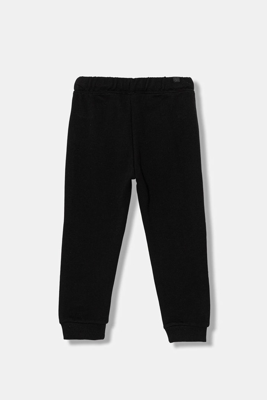 United Colors of Benetton spodnie dresowe bawełniane dziecięce 3J68GF027.P.Reprop.9BYA czarny AW25