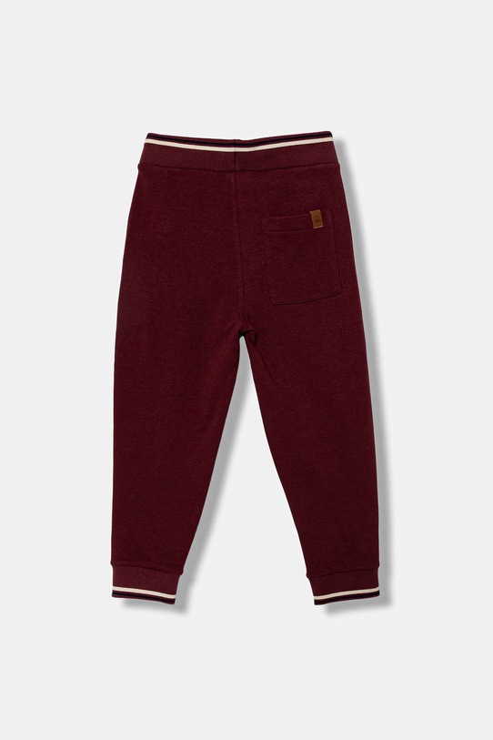 United Colors of Benetton pantaloni de trening pentru copii 32N4CF06E.G.seasonal burgundia AW25