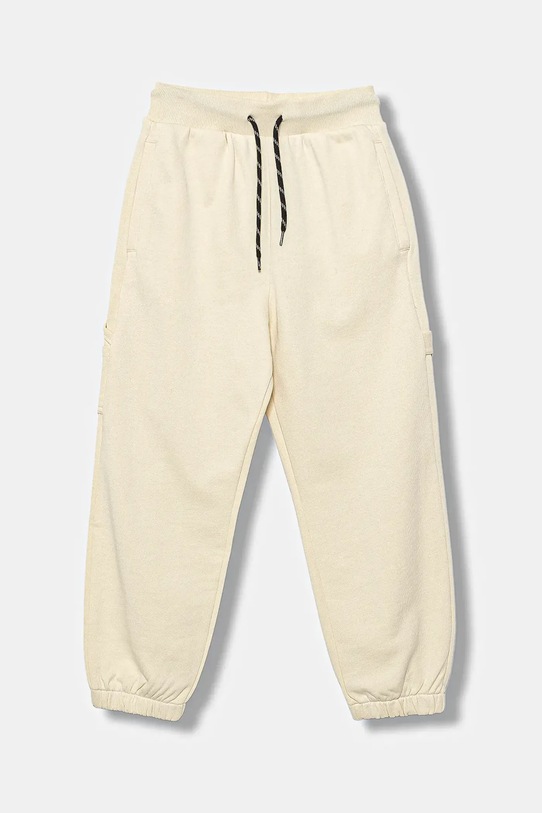 United Colors of Benetton pantaloni de trening din bumbac pentru copii bumbac bej 3J68CF06L.G.seasonal