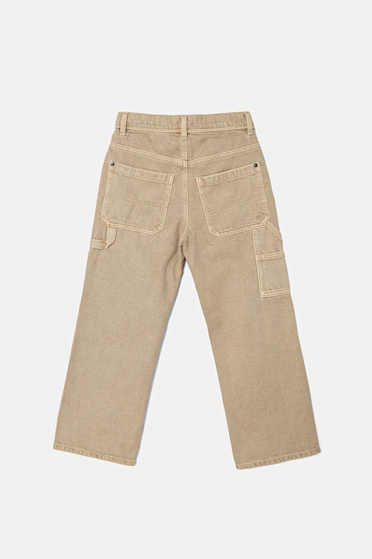 Дитячі джинси United Colors of Benetton 481SCE04I.G.seasonal бежевий AW25