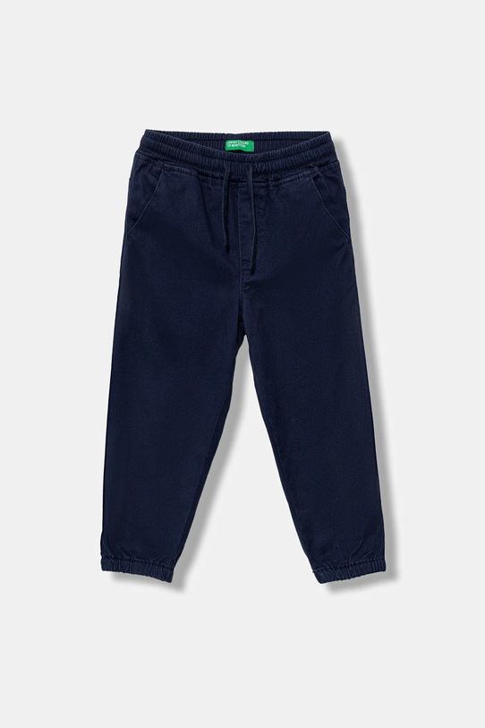 United Colors of Benetton spodnie dziecięce z elastanem granatowy 4RHPGF021.P.reproposed